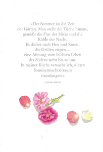 Frühling Sommer Herbst Winter in der Küche