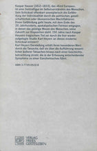 Laden Sie das Bild in den Galerie-Viewer, Kaspar Hauser