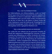 Laden Sie das Bild in den Galerie-Viewer, Meditation und Seelenpfrüfungen in der Anthroposophie und in den Evangelien