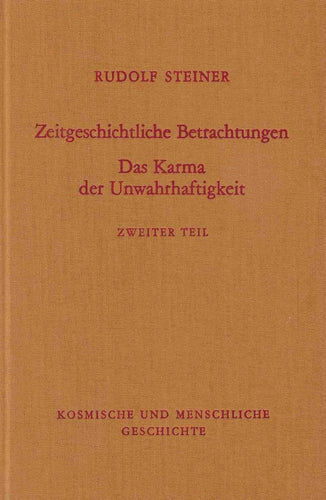 Zeitgeschichtliche Betrachtungen