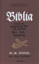 Laden Sie das Bild in den Galerie-Viewer, Die Luther Bibel von 1534