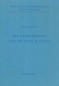 Die Farbenlehre Philipp Otto Runges