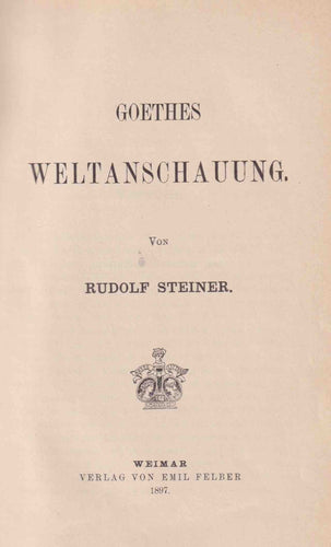 Goethes Weltanschauung