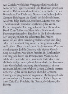 Nanny von Escher, das Fräulein