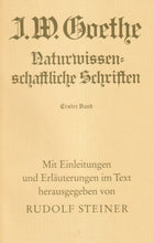 Laden Sie das Bild in den Galerie-Viewer, J.W. Goethe - Naturwissenschaftliche Schriften