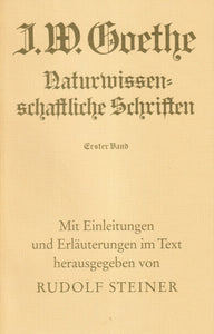 J.W. Goethe - Naturwissenschaftliche Schriften
