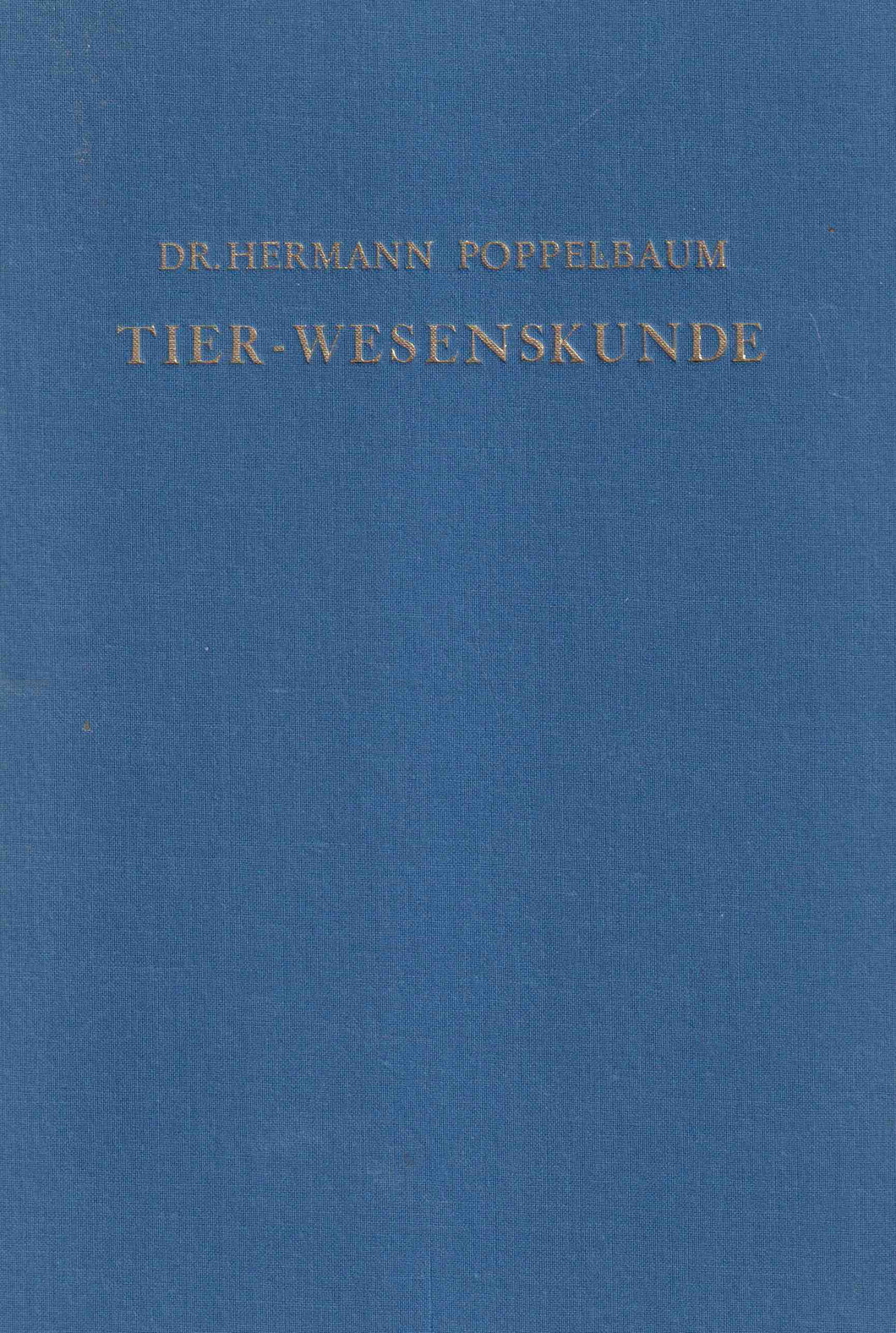 Tier-Wesenskunde