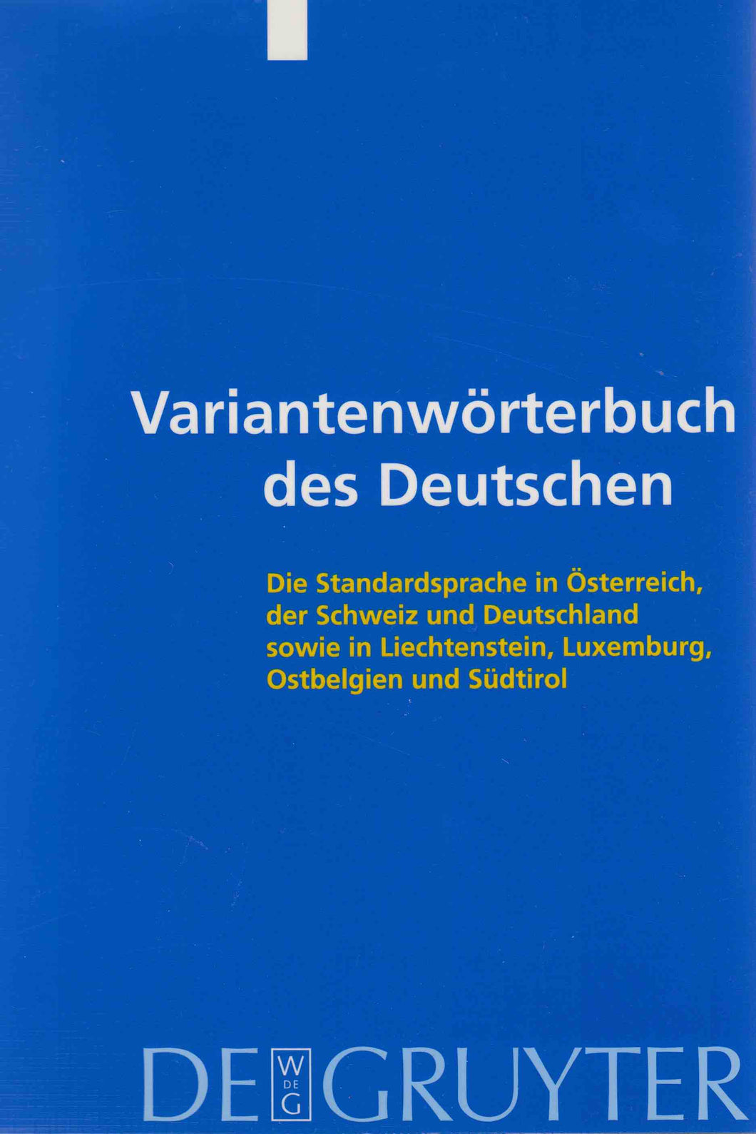 Variantenwörterbuch des Deutschen